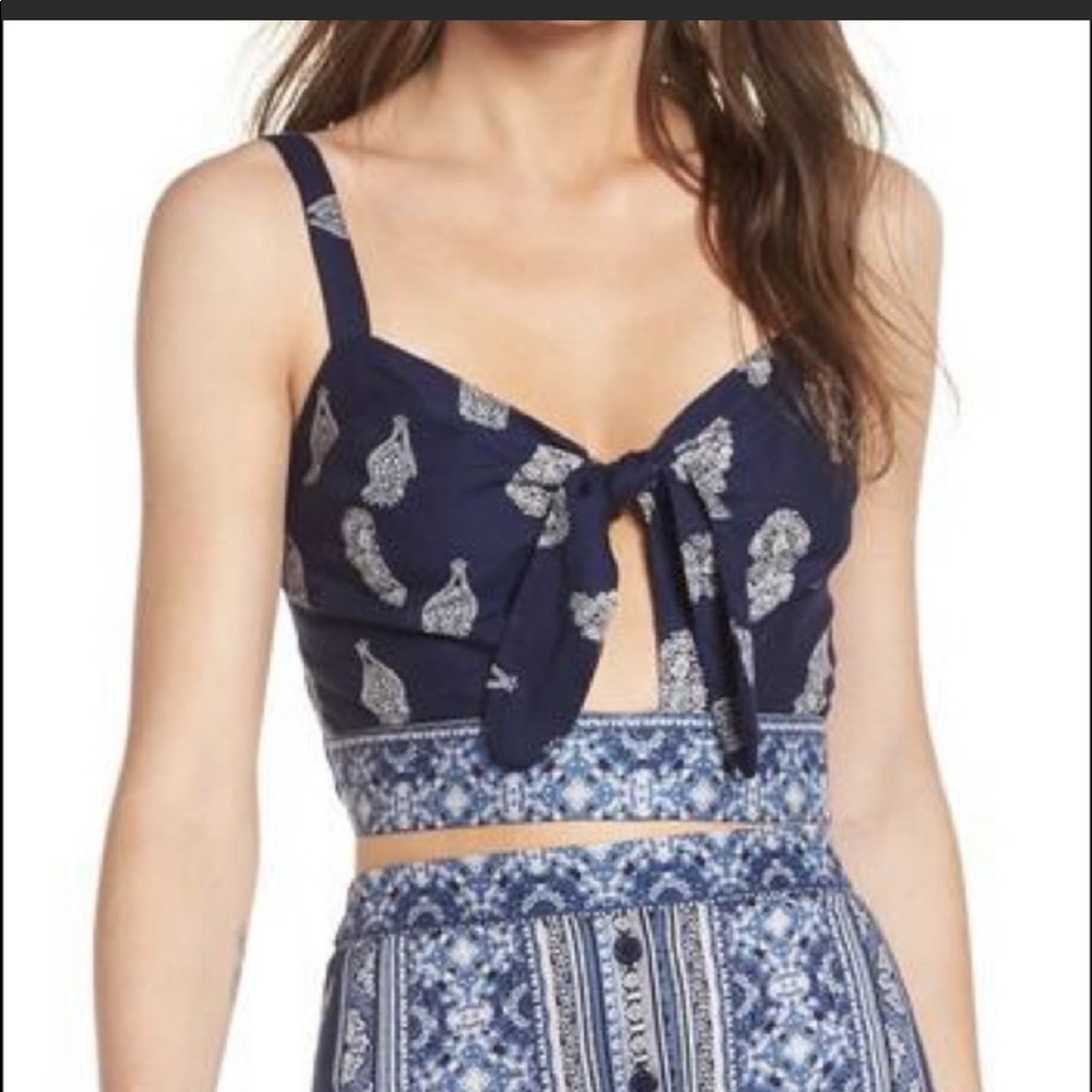 Band of Gypsies Bandeau Crop Top